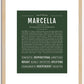 Marcella | Name Art Print