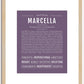 Marcella | Name Art Print