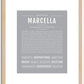 Marcella | Name Art Print