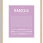 Marcella | Name Art Print