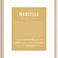 Marcella | Name Art Print