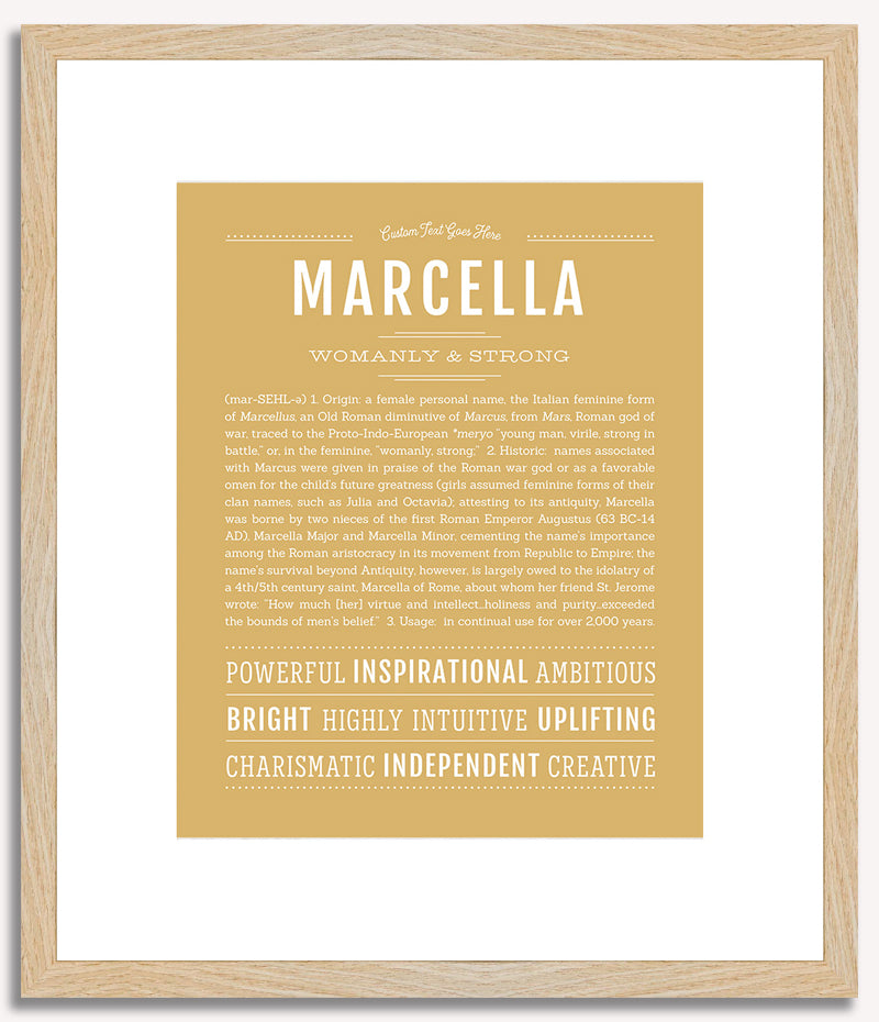 Marcella | Name Art Print