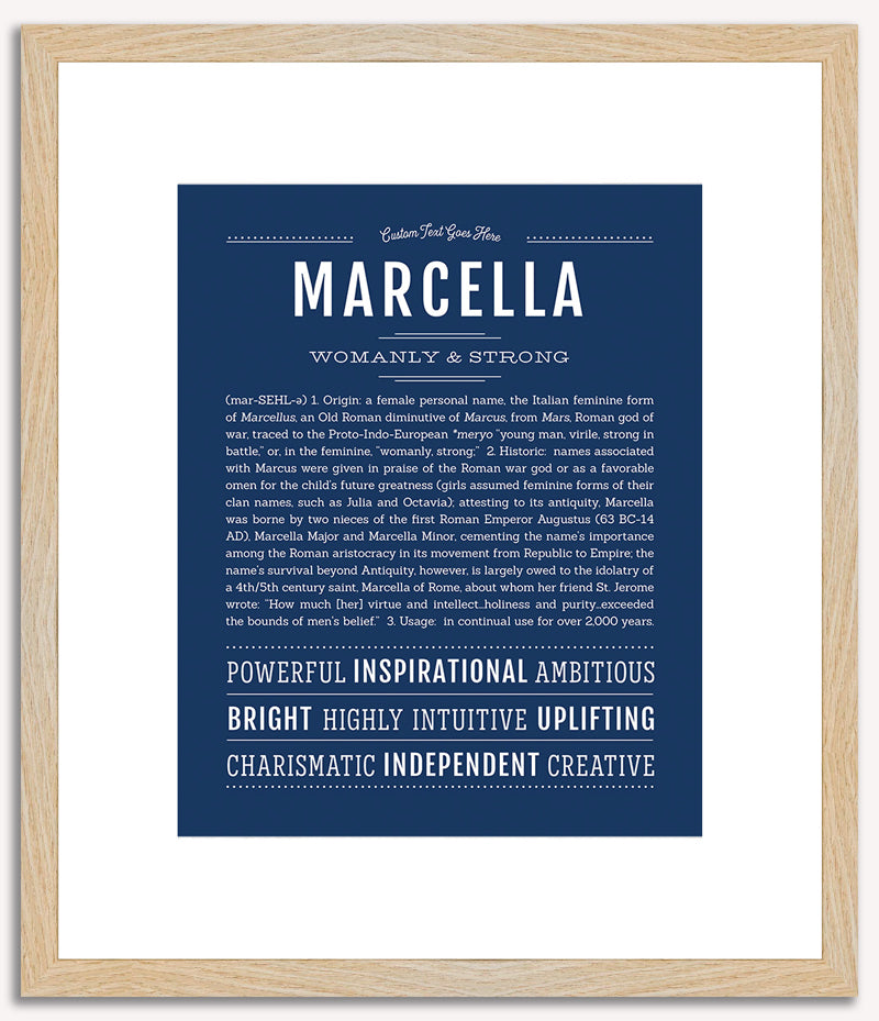 Marcella | Name Art Print