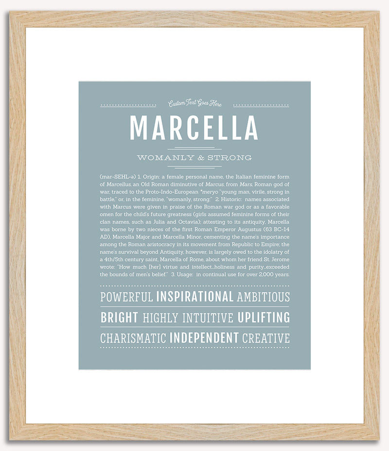 Marcella | Name Art Print