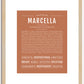 Marcella | Name Art Print