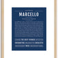 Marcello | Name Art Print