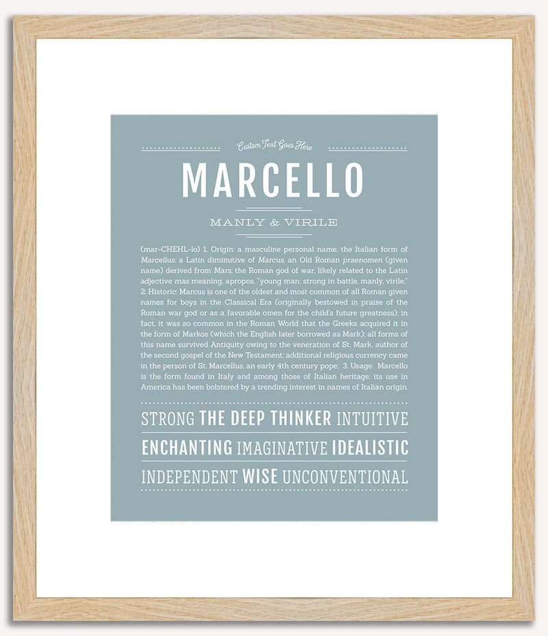 Marcello | Name Art Print