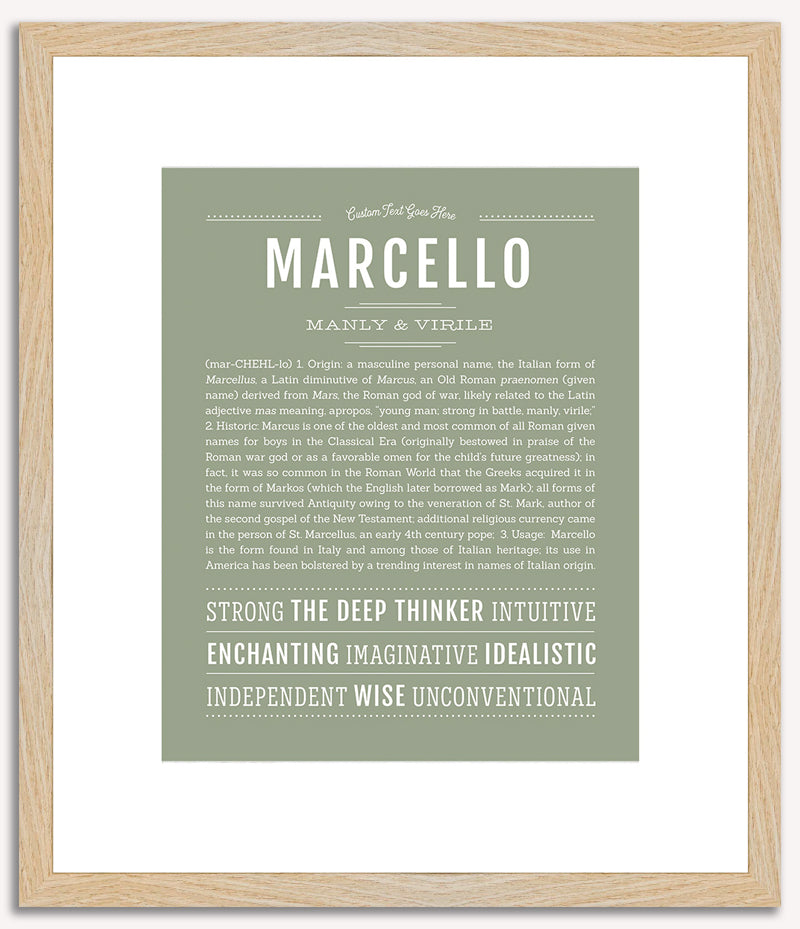 Marcello | Name Art Print