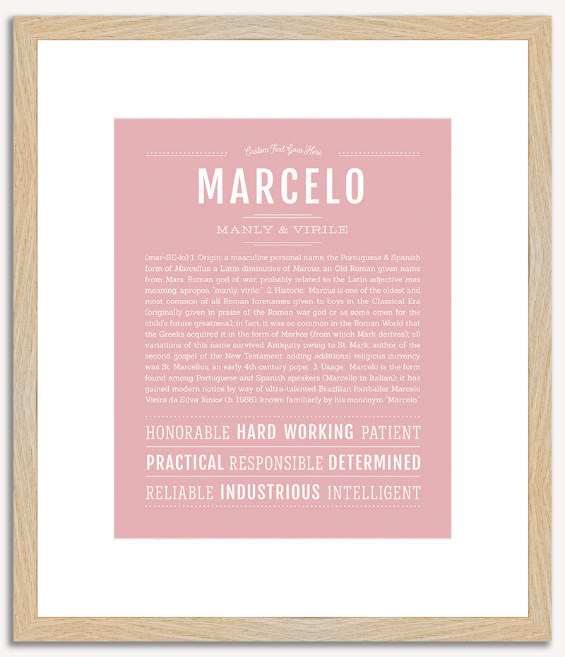 Marcelo | Name Art Print