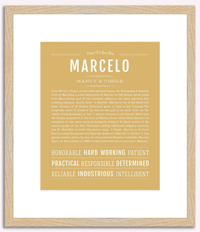 Marcelo | Name Art Print