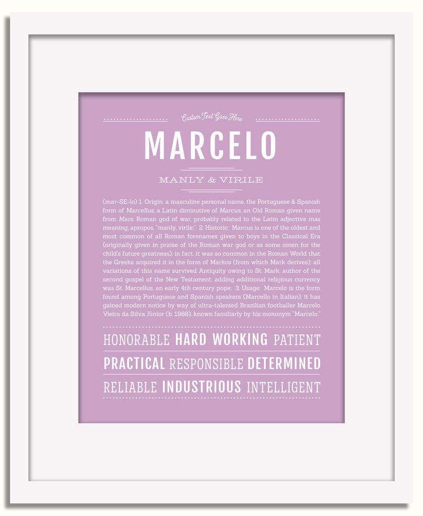 Frame Options | Lilac | White Frame, Matted