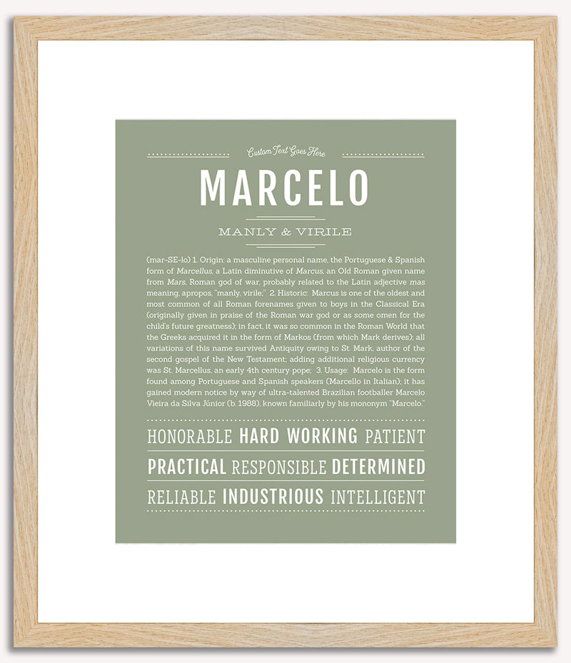 Marcelo | Name Art Print