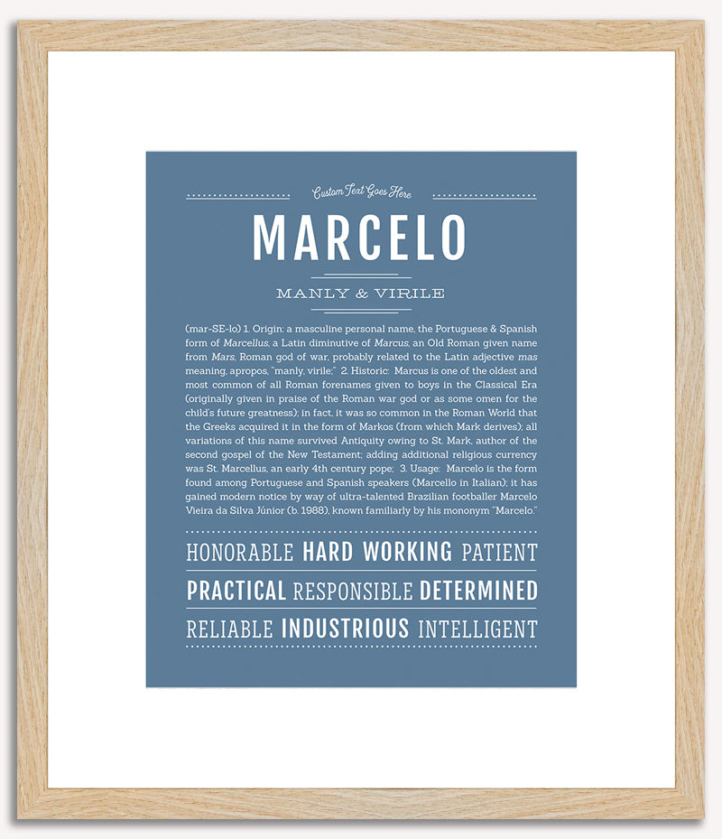 Marcelo | Name Art Print