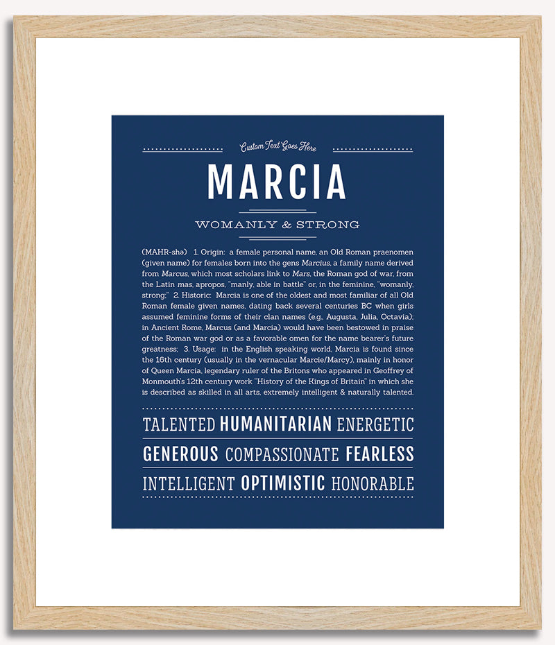 Marcia | Name Art Print