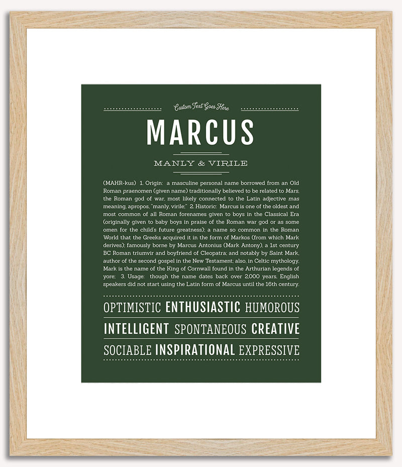 Marcus | Name Art Print