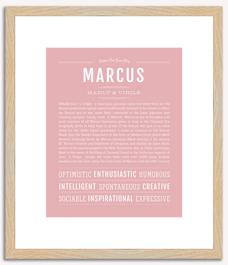 Marcus | Name Art Print