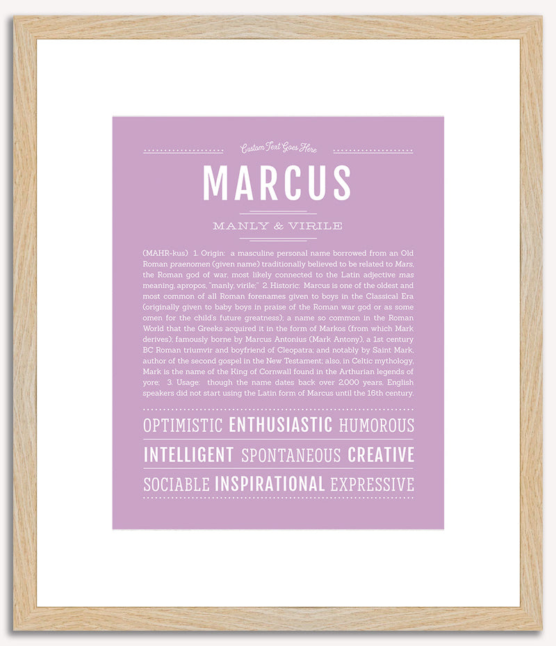 Marcus | Name Art Print