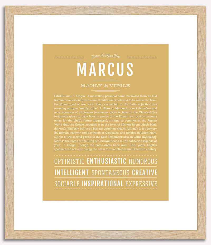 Marcus | Name Art Print