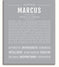 Marcus | Name Art Print – Name Stories