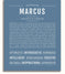 Marcus | Name Art Print – Name Stories