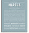 Marcus | Name Art Print – Name Stories