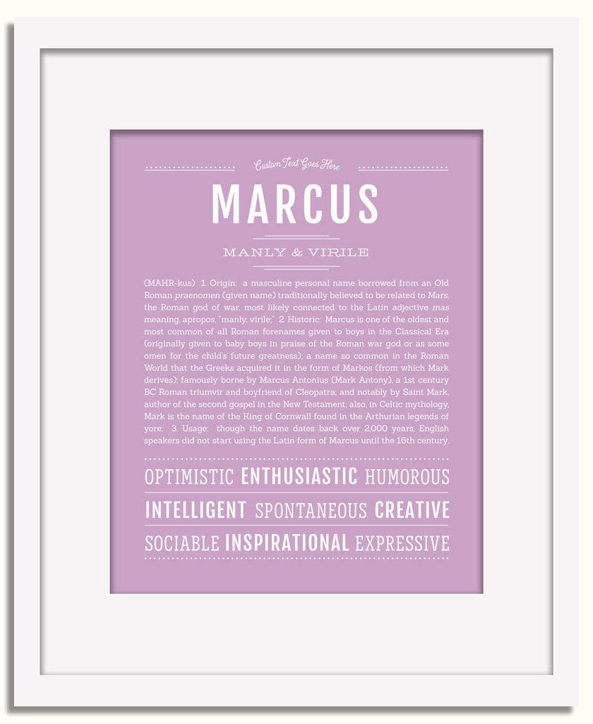 Frame Options | Lilac | White Frame, Matted