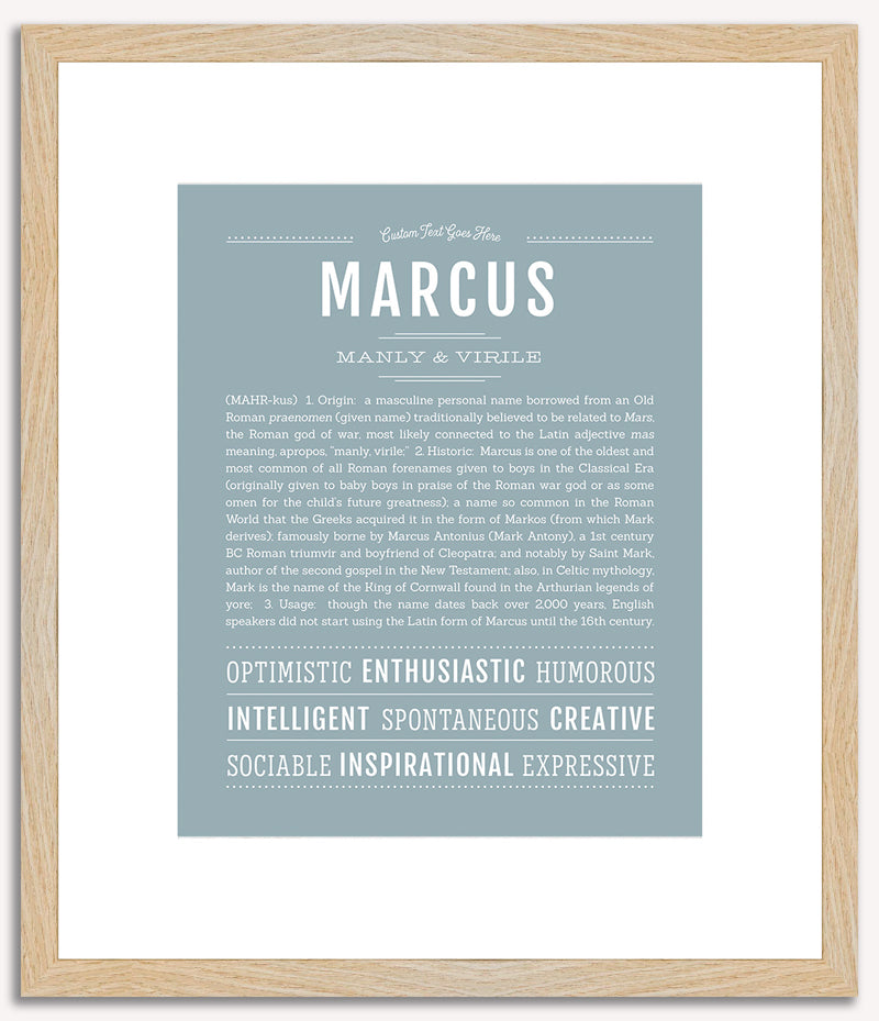 Marcus | Name Art Print