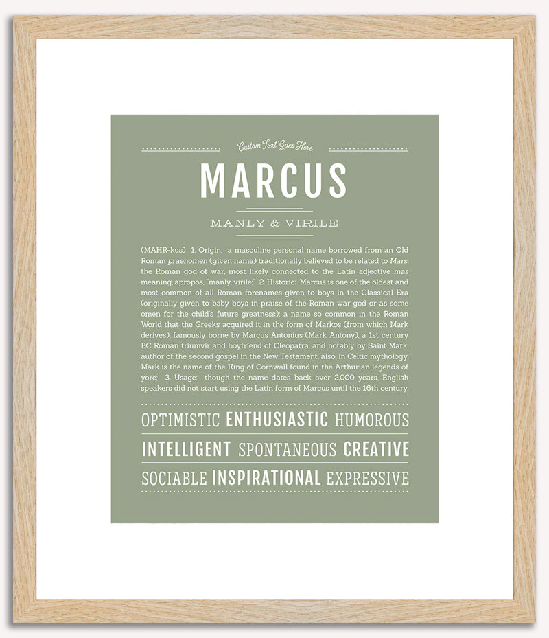 Marcus | Name Art Print