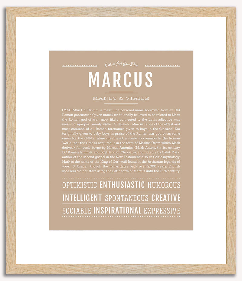 Marcus | Name Art Print