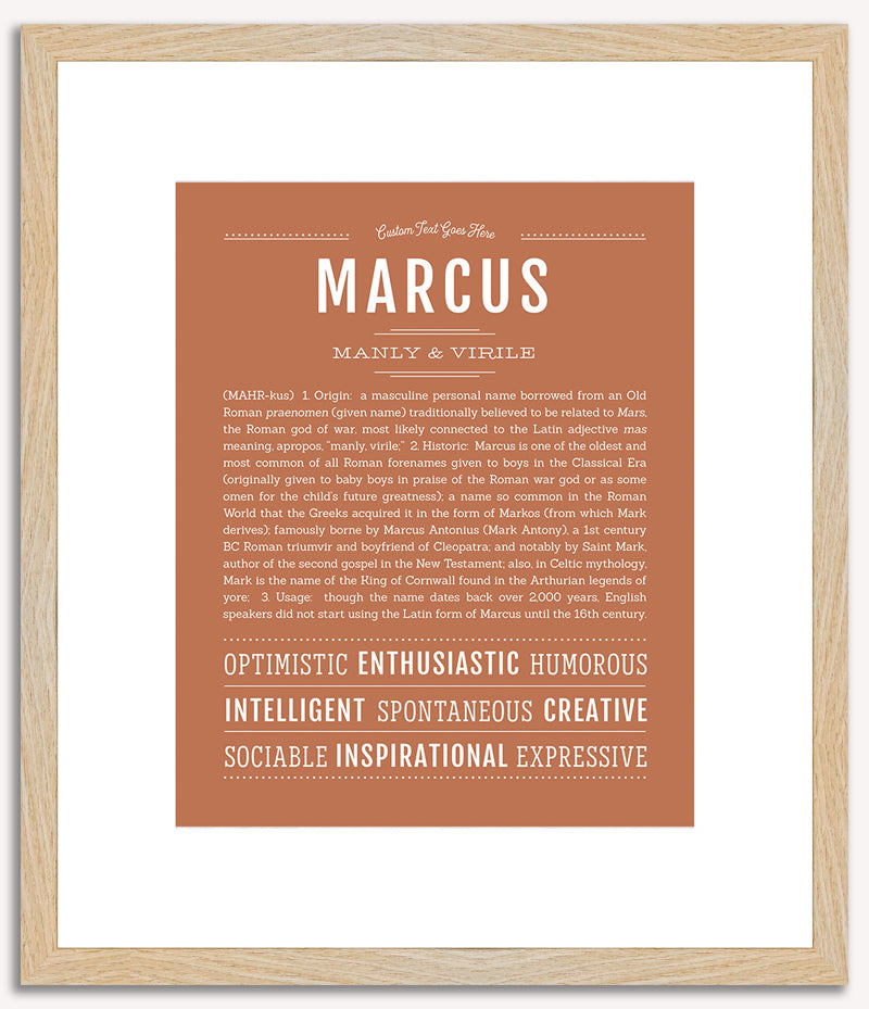 Marcus | Name Art Print