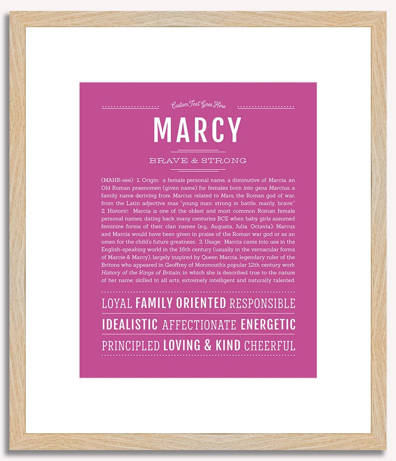 Marcy | Name Art Print