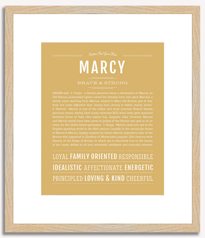 Marcy | Name Art Print