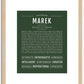 Marek | Name Art Print