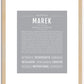 Marek | Name Art Print