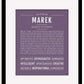 Frame Options | Deep Purple | Black Frame, Matted