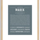 Marek | Name Art Print