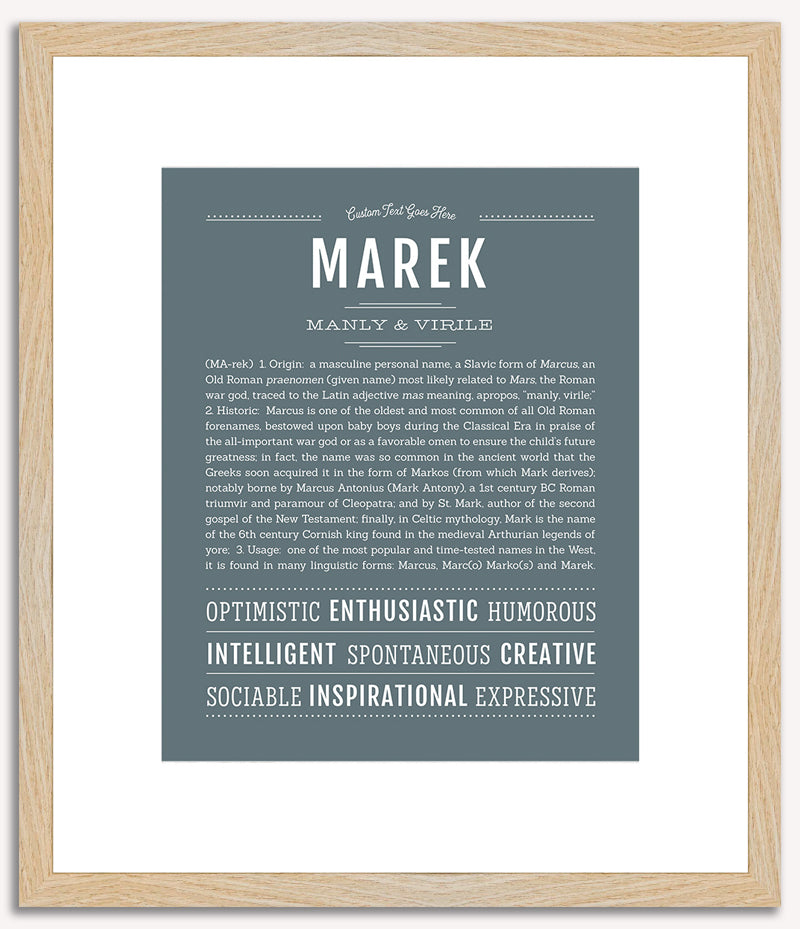 Marek | Name Art Print