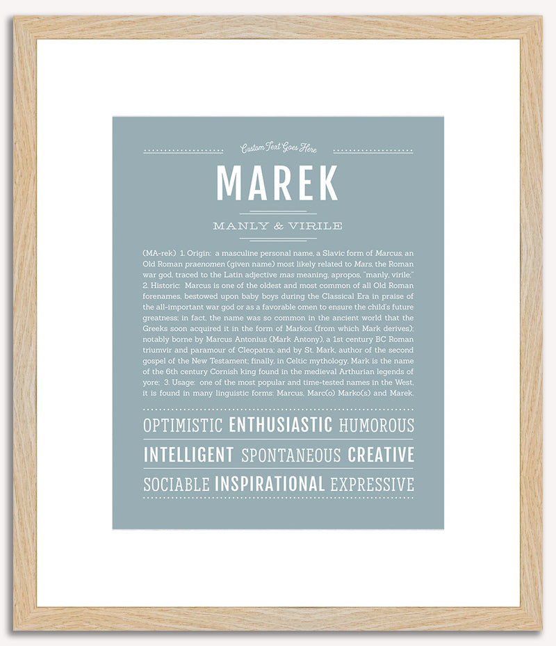 Marek | Name Art Print