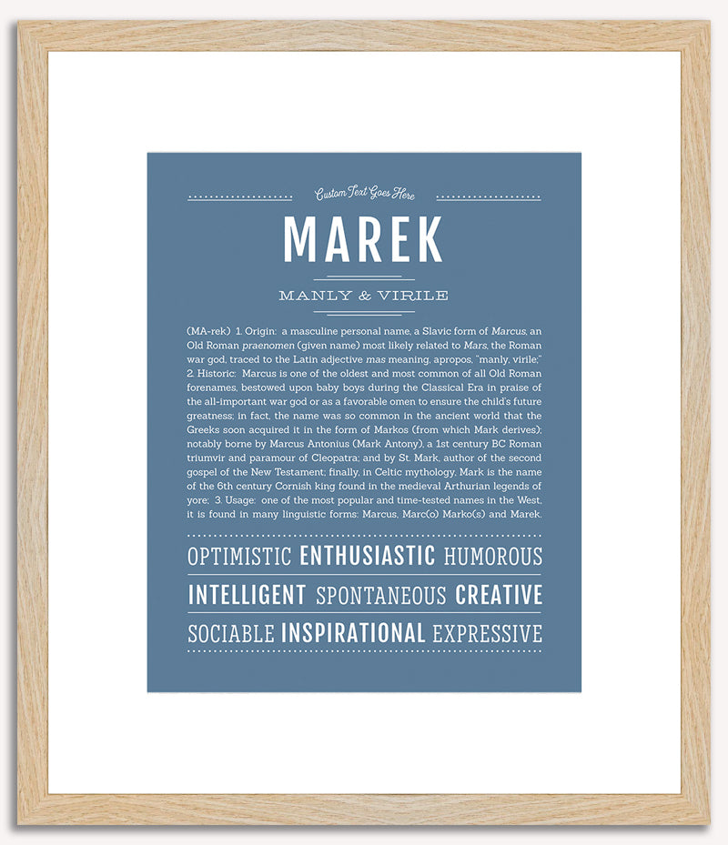 Marek | Name Art Print