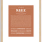 Marek | Name Art Print