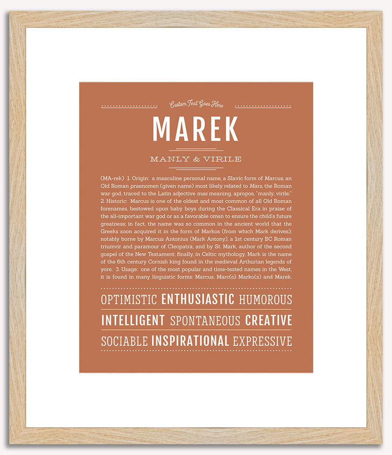 Marek | Name Art Print