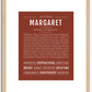 Margaret | Name Art Print