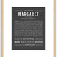 Margaret | Name Art Print