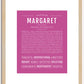 Margaret | Name Art Print