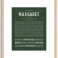 Margaret | Name Art Print