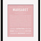 Frame Options | Dusty Rose | Black Frame, Matted