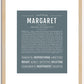 Margaret | Name Art Print