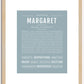 Margaret | Name Art Print