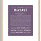 Margaux | Name Art Print