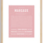 Margaux | Name Art Print